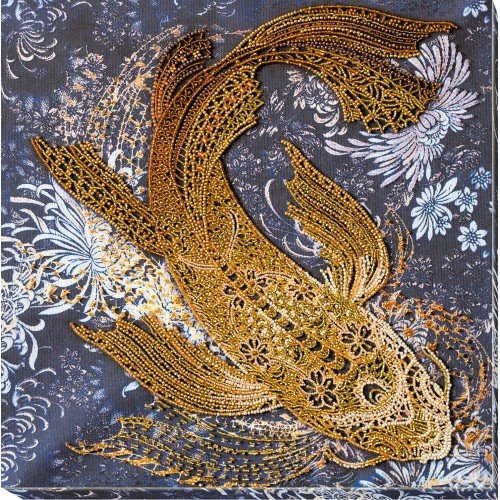 Abris Art - Kit principal de bordado de cuentas Money fish