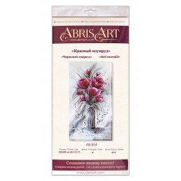 Abris Art - Kit principal de bordado con cuentas Esmeralda roja