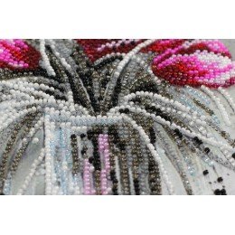 Abris Art - Kit principal de bordado con cuentas Esmeralda roja