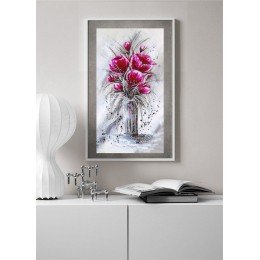 Abris Art - Kit principal de bordado con cuentas Esmeralda roja