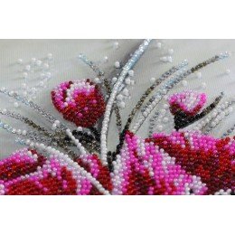 Abris Art - Kit principal de bordado con cuentas Esmeralda roja