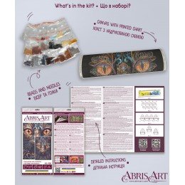 Abris Art - Kit de bordado con cuentas principales El aspecto de una bruja