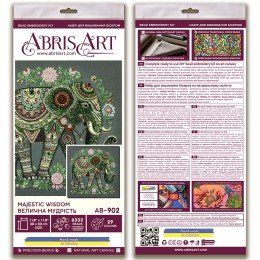 Abris Art - Kit de bordado de cuentas principal Majestic wisdom
