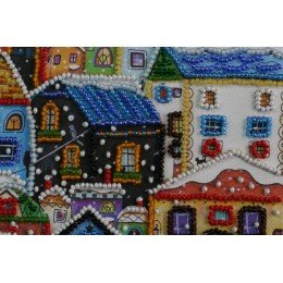 Abris Art - Kit de bordado Mini Bead Bright houses