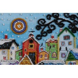 Abris Art - Kit de bordado Mini Bead Bright houses