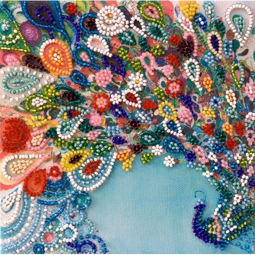 Abris Art - Kit de bordado Mini Bead Cola de colores