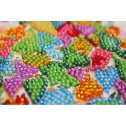 Abris Art - Kit de bordado Mini Bead El corazón de la fiesta