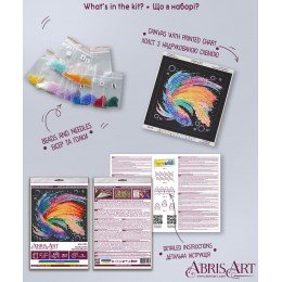 Abris Art - Kit de bordado de abalorios Variegado