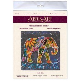 Abris Art - Kit de bordado de cuentas mediano Elefante indio