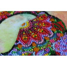 Abris Art - Kit de bordado con cuentas de tamaño mediano Gatito juguetón