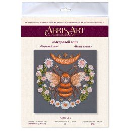 Abris Art - Kit de bordado con cuentas de tamaño mediano Honey dream