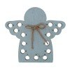 Wooden thread organizer - Blue angel