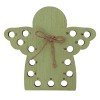 Wooden thread organizer - Green angel