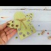 Wooden thread organizer - Green angel