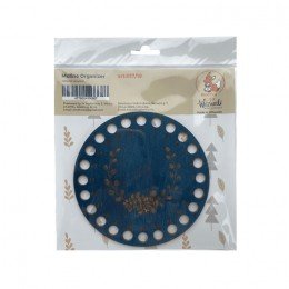 Wooden thread organizer - Blue