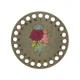 Wooden thread organizer - Grey