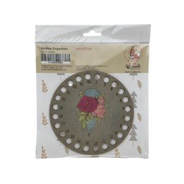 Wooden thread organizer - Grey