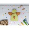 Wooden bead organizer - Green angel