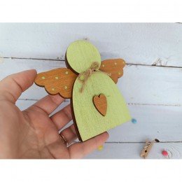 Wooden bead organizer - Green angel