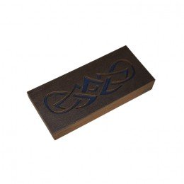 Wooden bead organizer - Blue pattern No. 2