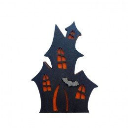 Wooden bead organizer - Haunted House