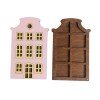 Wooden bead organizer - Pink House