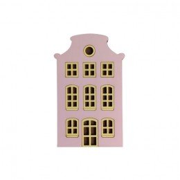 Wooden bead organizer - Pink House