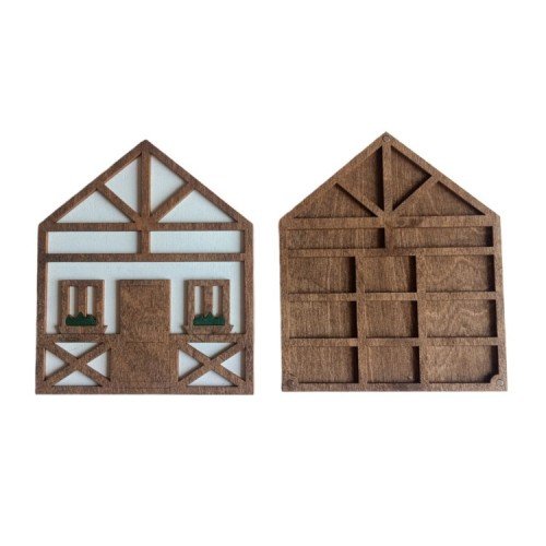 Wooden bead organizer - White House