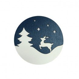 Wooden bead organizer - Winter deer