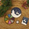 Wooden bead organizer - Winter deer