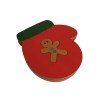 Wooden bead organizer - Christmas mitten