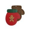 Wooden bead organizer - Christmas mitten
