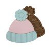 Wooden bead organizer - Pink hat