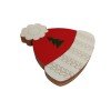 Organizador de cuentas de madera - Gorro de Navidad