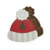 Organizador de cuentas de madera - Gorro de Navidad