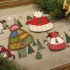Organizador de cuentas de madera - Gorro de Navidad