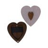 Wooden needle organizer - Pink heart