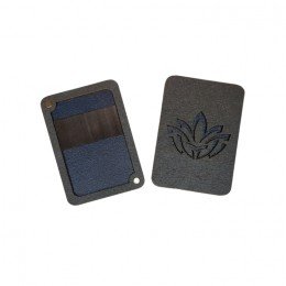 Wooden needle organizer - Blue pattern