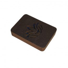 Wooden needle organizer - Blue pattern