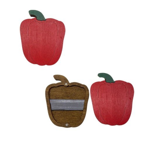 Wooden needle organizer - Pepper