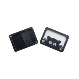 Wooden needle organizer - Cat