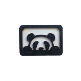 Wooden needle organizer - Panda