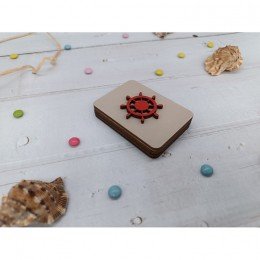 Wooden needle organizer - Steering wheel