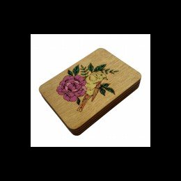 Wooden needle organizer - Bird