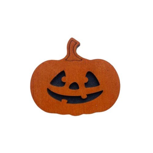Wooden needle organizer - Pumpkin