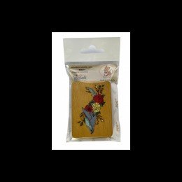 Wooden needle organizer - Whale