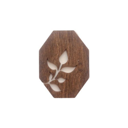 Organizador de agujas de madera - Rama