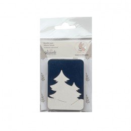 Wooden needle organizer - Winter forest