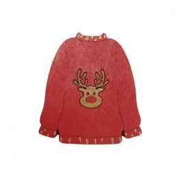 Wooden needle organizer - Christmas sweater