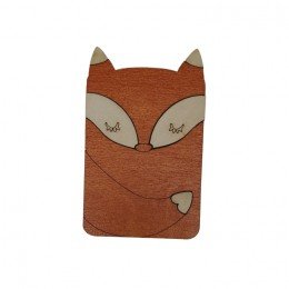 Wooden needle organizer - Fox